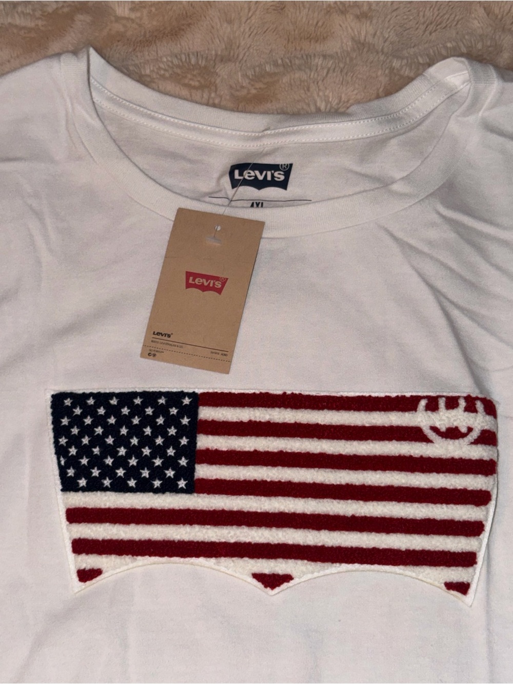 Levi's American flag Tee